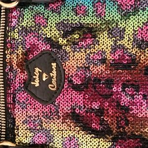 Rainbow Leopard Juicy Couture Sequin Purse